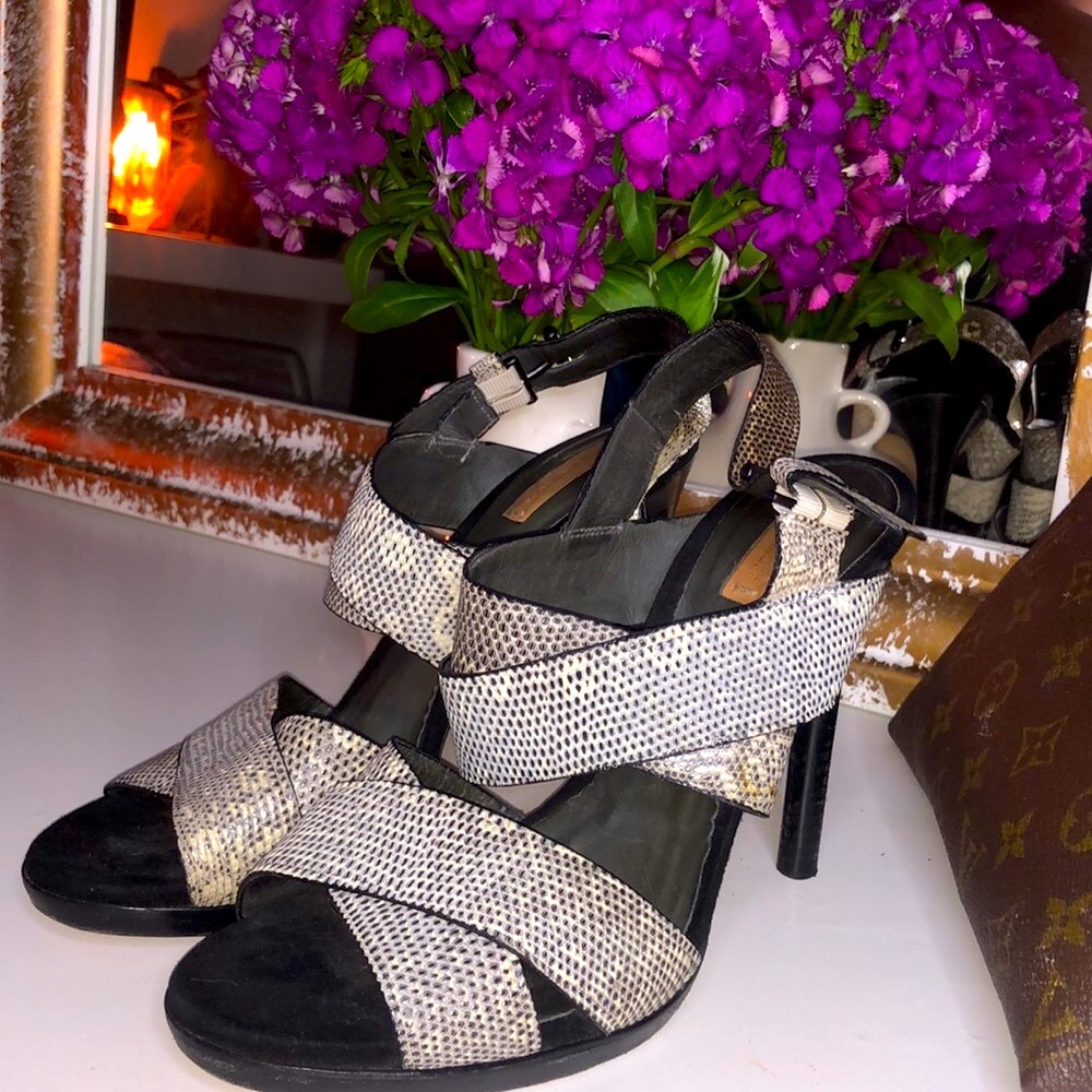 Reed Krakoff Heels Animal Print Slingback Sze. 9.5